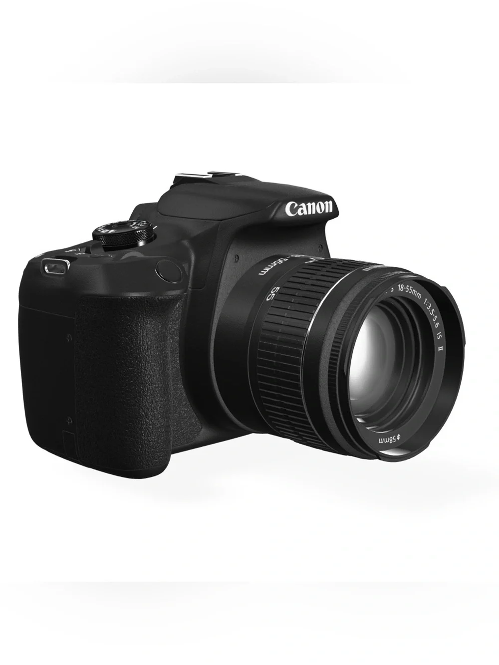 Canon DSLR Camera Kit in Black with Telephoto Lens and Carry Bag